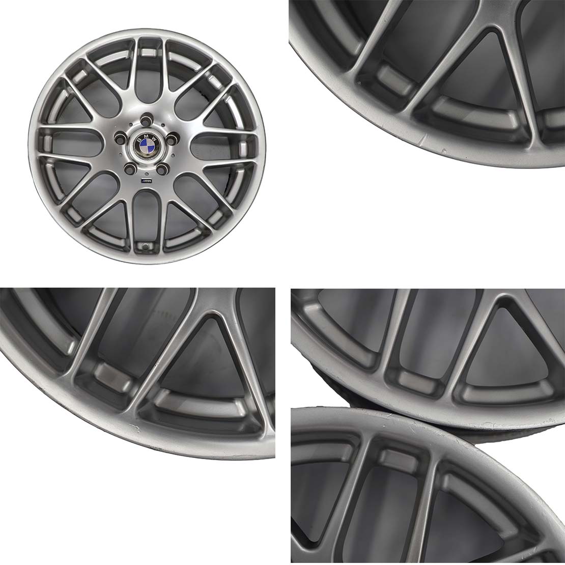 BMW E60 E61 Argent Set Complet 4x Jantes Alliage 18" 8,5J ET:18 Via