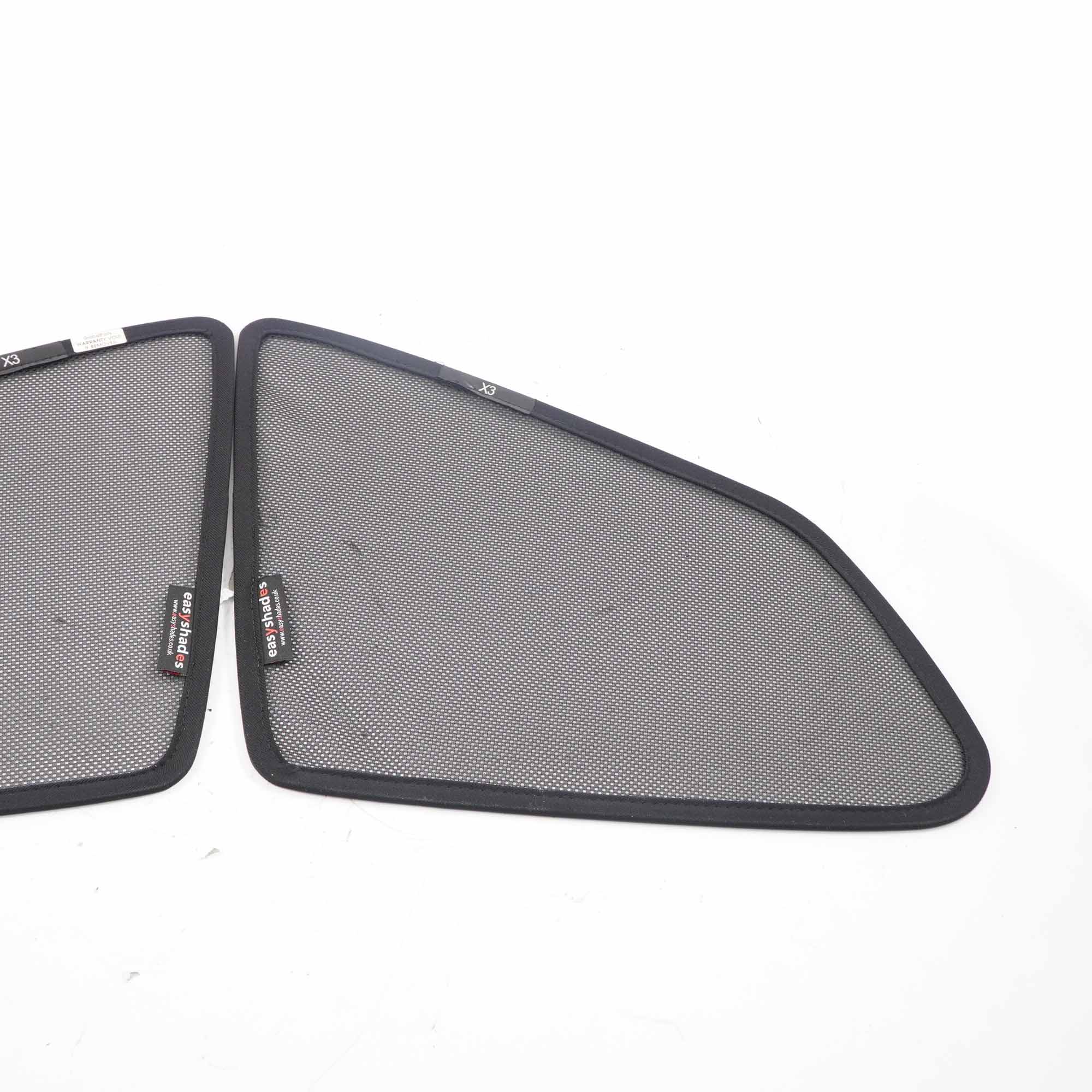 BMW X3 E83 Easyshades Heckscheiben Fensterabdeckungen Sonnenabdeckungen Set