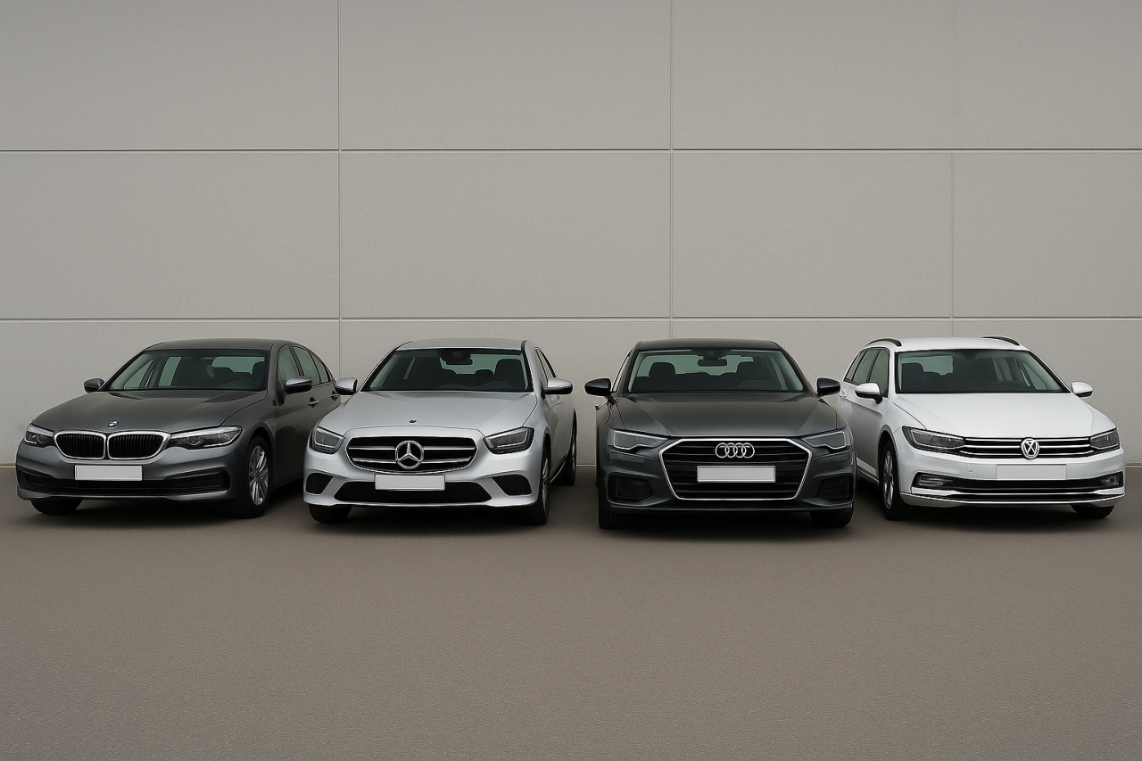 xDrive vs 4Matic vs quattro vs 4Motion – a comparison of AWD drives from BMW, Mercedes, Audi and VW BMW, Mercedes, Audi i Volkswagen – porównanie napędów AWD: xDrive, 4Matic, quattro i 4Motion (cztery auta przodem)