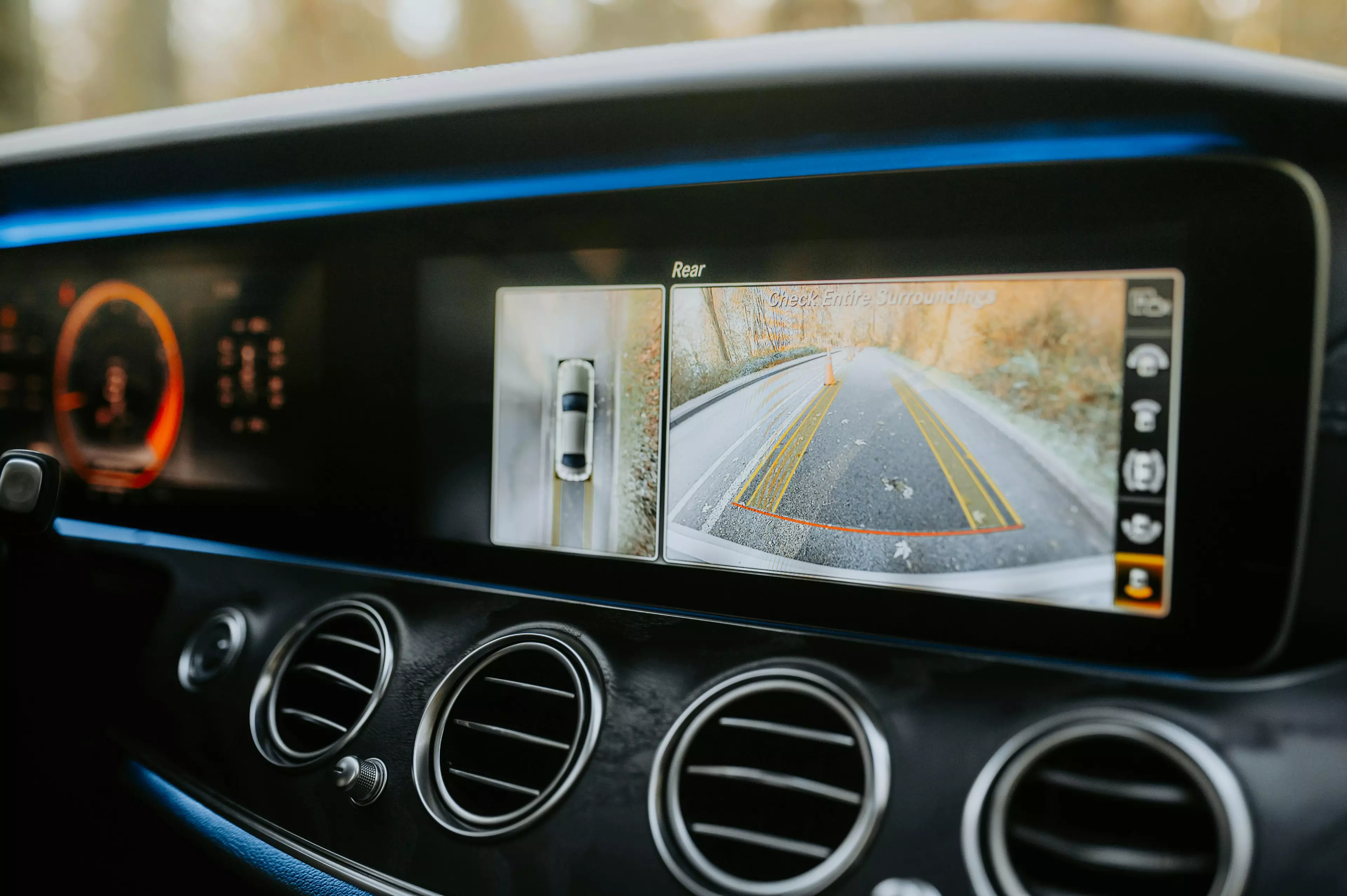 Backup cameras for clear visibility and parking comfort