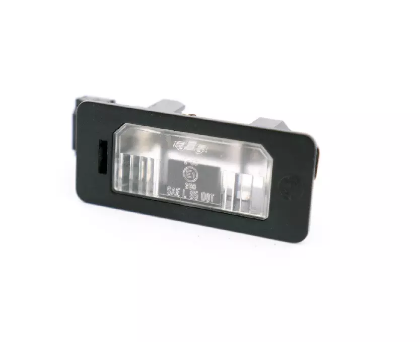 License plate lighting for aesthetics and regulatory compliance